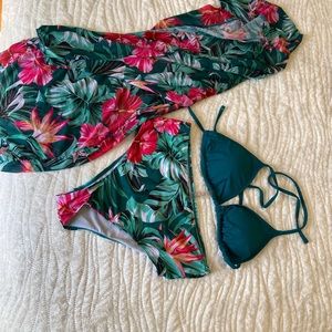 3 piece swimsuit set